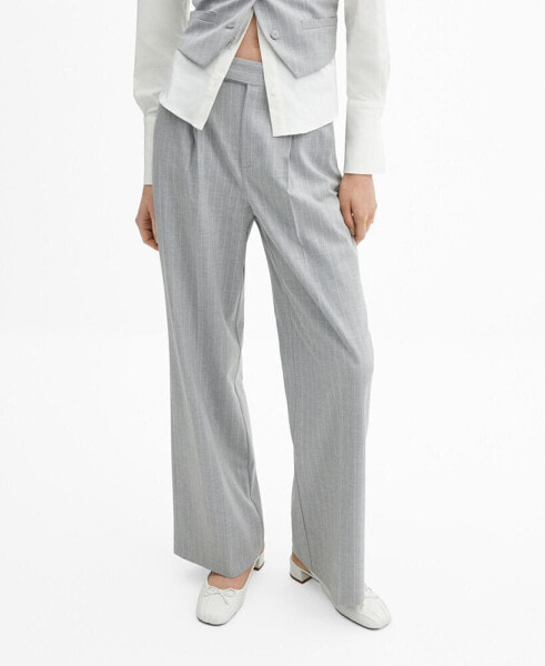 Women's Pinstripe Suit Pants