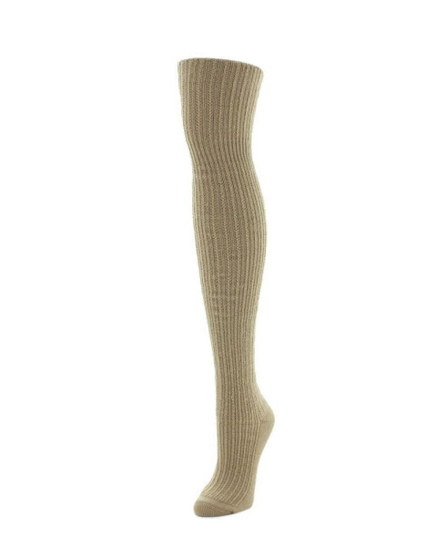 Women's Cable Rib Over The Knee Socks