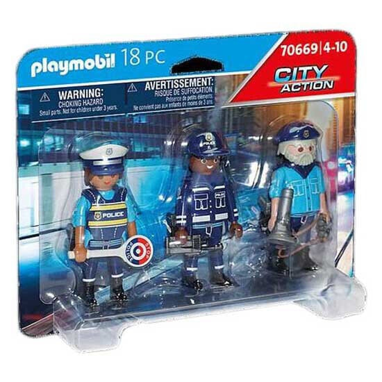 Игрушка PLAYMOBIL 70669 Конструктор Полицейский Набор Для детей