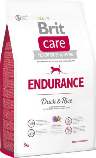 Сухой корм для собак Brit, Care Endurance, для активных, гипоаллергенный, с уткой и рисом