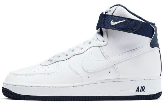 Nike Air Force 1 High White Regency Purple 经典运动 高帮 板鞋 男女同款 白蓝 / Кроссовки Nike Air Force CJ1381-100