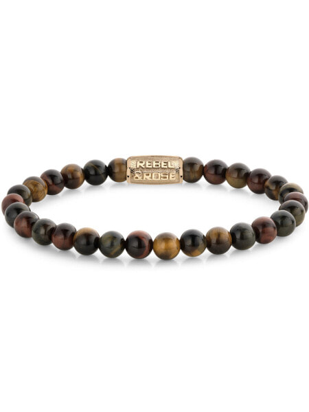 Rebel & Rose Bracelet Who's afraid of the Tiger RR-60099-G-L mens