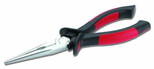 Cimco 10 0216 - Needle-nose pliers - Shock resistant - Plastic - Black - Red - 20 cm - 20.3 cm (8")