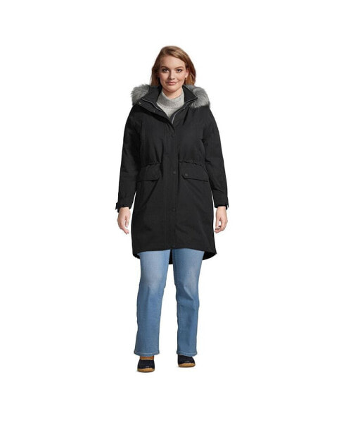 Plus Size Expedition Down Waterproof Winter Parka