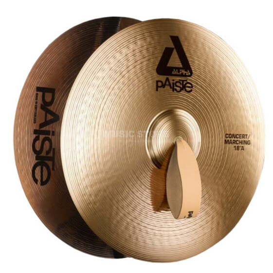 Paiste Alpha Marching Cymbals 16"incl. Pads and Straps