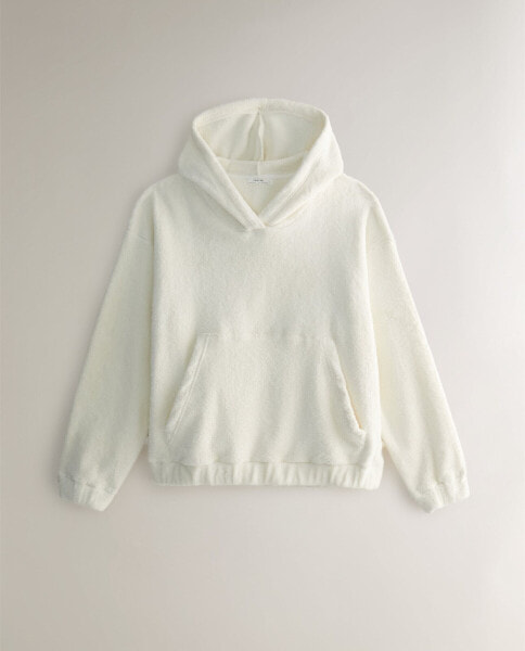 Cotton terry hoodie