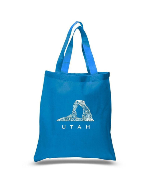 Utah - Small Word Art Tote Bag