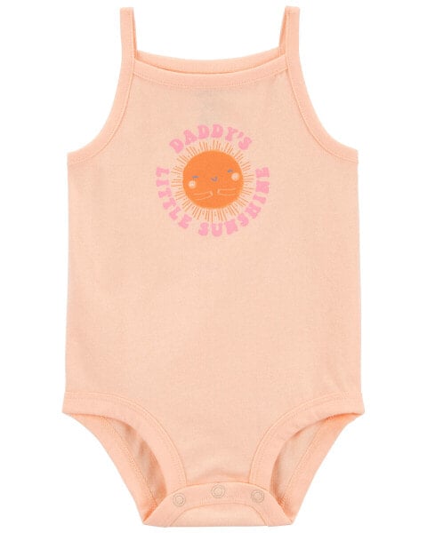 Baby 'Daddy's Little Sunshine' Sleeveless Bodysuit 3M