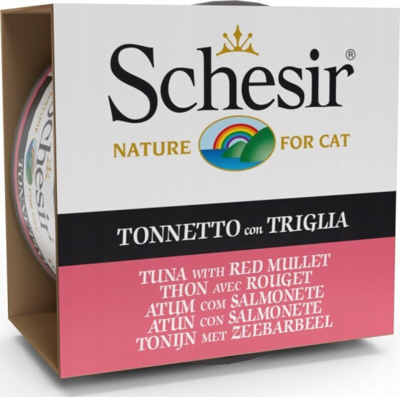 Schesir SCHESIR dla kotów Oceanic Adult w Galarecie Tuńczyk z Czerwonym Muletem 85g