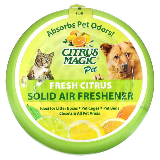 Citrus Magic, Pet, твердый освежитель воздуха, свежий цитрус, 566 г (20 унций)