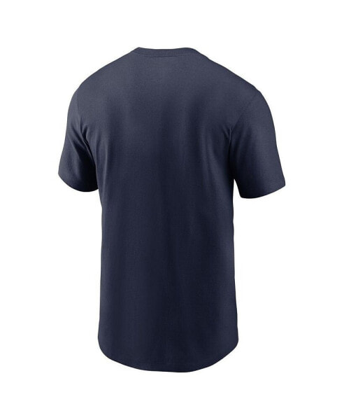 Men's Navy Michigan Wolverines Football T-Shirt