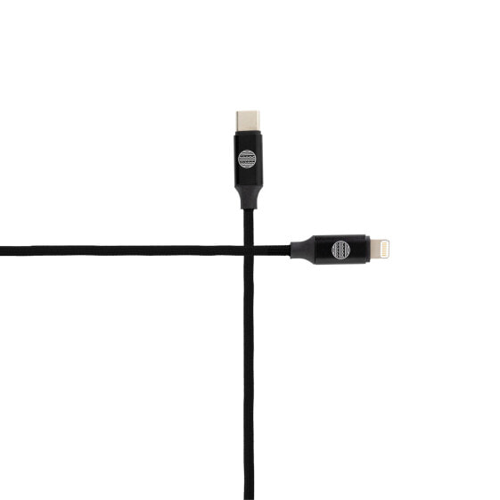 OUR PURE PLANET Charge and sync type c to lightning cable - 1.2m/4ft - 1.2 m - Lightning - USB C - Male - Male - Black