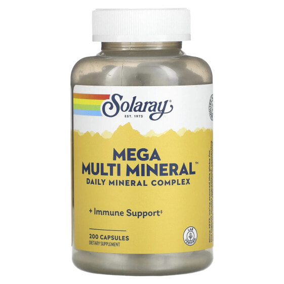 Витаминно-минеральный комплекс SOLARAY Mega Multi Mineral, 100 капсул