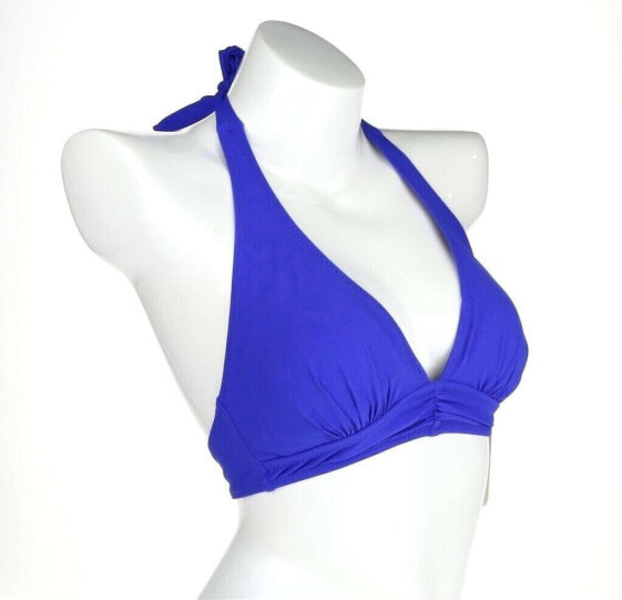 Profile Gottex Womens Swimwear Cobalt Blue Adjutable Tie Bikini Top Size 14