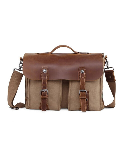 Hudson Canvas Messenger Bag