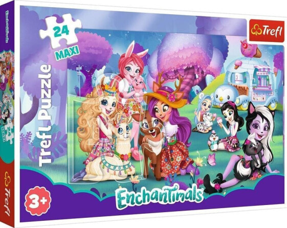 Trefl Puzzle 24 maxi Wesoły świat Enchantimals