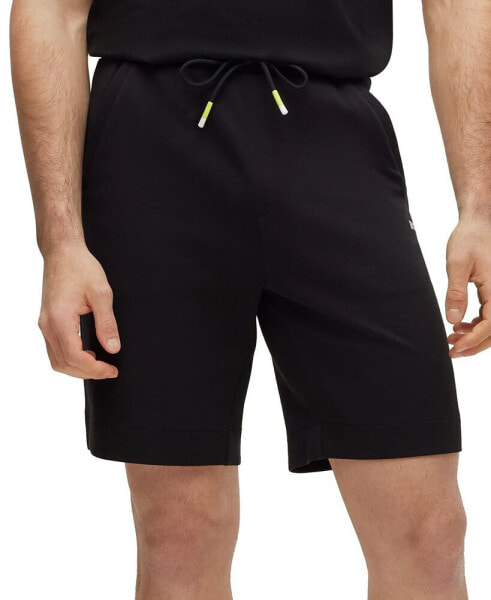 Men's Embroidered Logo Regular-Fit Shorts