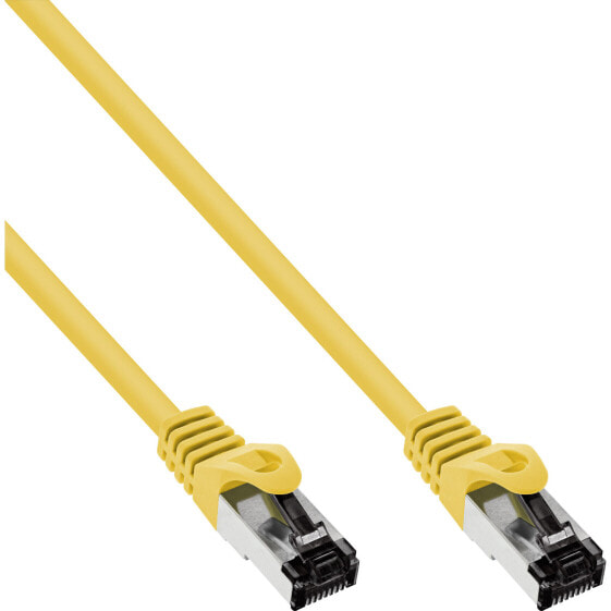InLine Patch cable - S/FTP (PiMf) - Cat.8.1 - 2000MHz - halogen-free - yellow - 1.5m