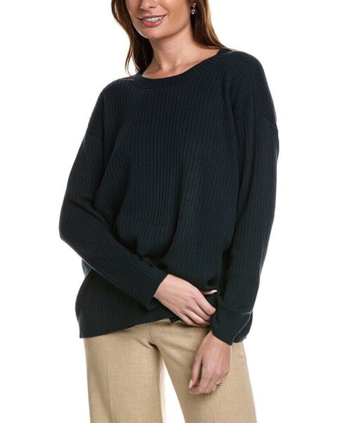 Eileen Fisher Boxy Sweater Women's Blue Xl