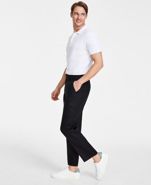 Men's Modern-Fit Linen Dress Pants