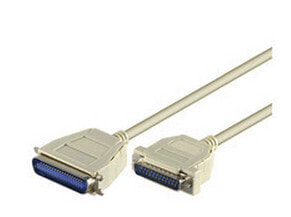 MicroConnect Parallel DB25-CEN36 2m M/M - 2 m - DB25 - CEN36 - Male/Male - White - 110 g
