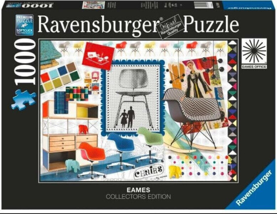 Ravensburger Puzzle 1000el Eames design Spectrum 169009 RAVENSBURGER