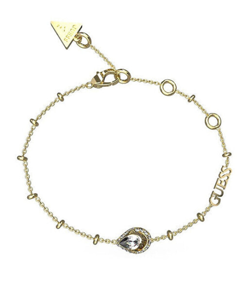 Charming Gold Plated Crystal Drop Bracelet JUBB03392JWYG