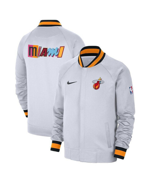 Куртка Nike мужская бело-черная Miami Heat 2022/23 City Edition Showtime Thermaflex Full-Zip