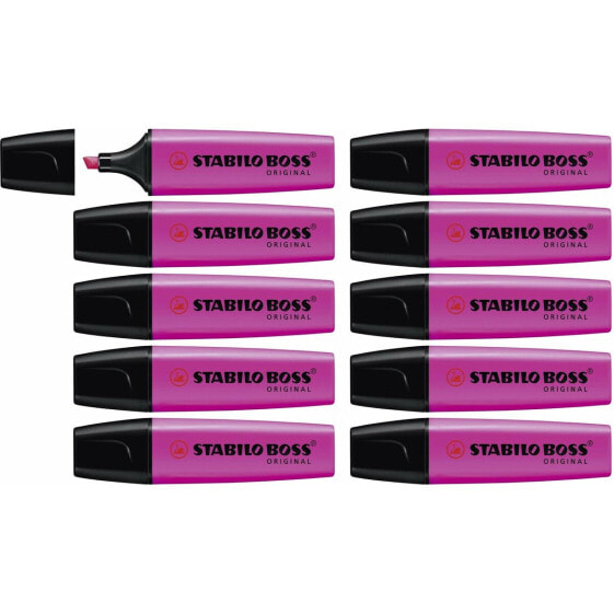 Флуоресцентный маркер Stabilo Boss Розовый 10 Предметы
