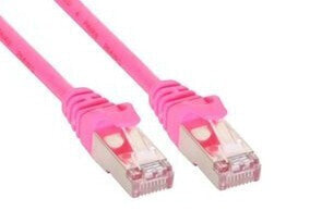 InLine Patch Cable SF/UTP Cat.5e Pink 1.5m