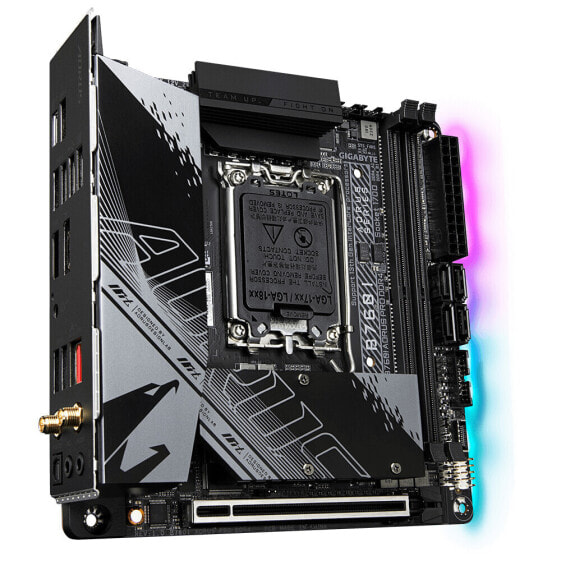 Gigabyte B760I AORUS PRO DDR4 - Intel - LGA 1700 - Intel® Celeron® - Intel® Core™ i3 - Intel® Core™ i5 - Intel® Core™ i7 - Intel® Core™ i9,... - LGA 1700 - DDR4-SDRAM - 64 GB