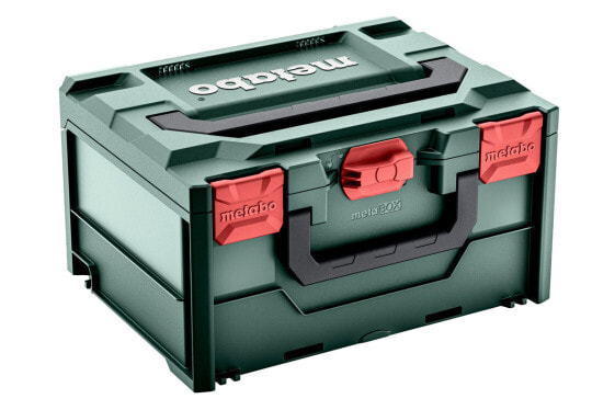 Ящик для инструментов Metabo 626887000 - жесткий корпус - из акрилонитрилбутадиенстирола (ABS) - зеленый - красный - 18,3 л - 125 кг - 396 мм