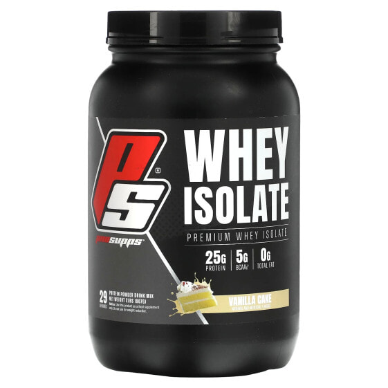 Whey Isolate, Vanilla Cake, 2 lb (907 g)