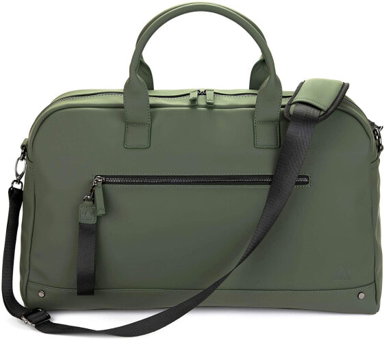Мужская дорожная сумка черная The Friendly Swede Weekender Bag, Duffle Overnight Bag - High-end Vreta Collection - 35L Travel Duffel, Weekend Bag For Women and Men (Green)