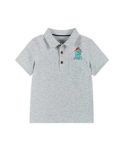 Toddler Boys / Toucan Pocket Knit Polo Shirt