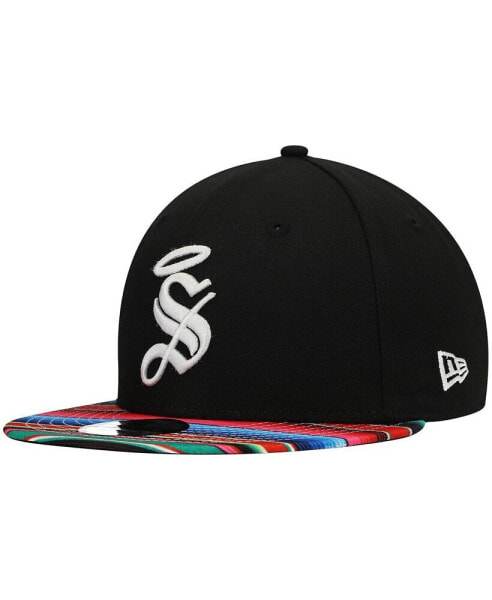 Men's Black Santos Laguna Serape 9Fifty Snapback Hat