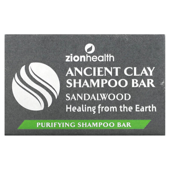 Ancient Clay Shampoo Bar, Sandalwood, 6 oz (70 g)