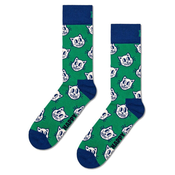 Носки длинные Happy Socks Кот