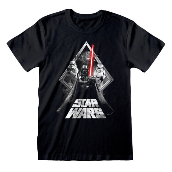 Short Sleeve T-Shirt Star Wars Galaxy Portal Black Unisex