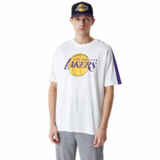 NEW ERA NBA Colour Block OS Los Angeles Lakers short sleeve T-shirt