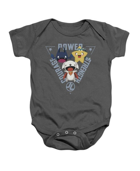 Justice League Baby Girls of America Baby Power Trio Snapsuit