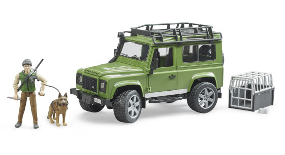 Land Rover Defender + Förster und Hund