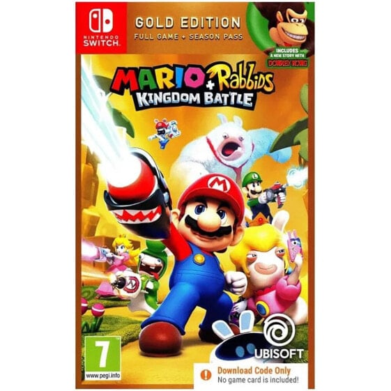 NINTENDO GAMES Switch Mario + Rabbids Kingdom Battle (Gold Edition) Code in box