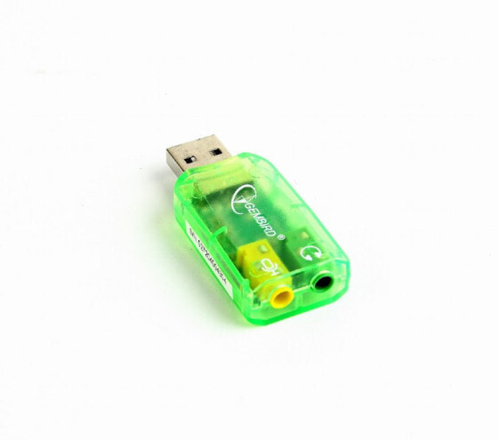 Gembird SC-USB-01 - USB - 3.5 mm - Green