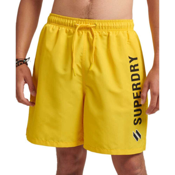 SUPERDRY Code Applque 19 Inch Swimming Shorts