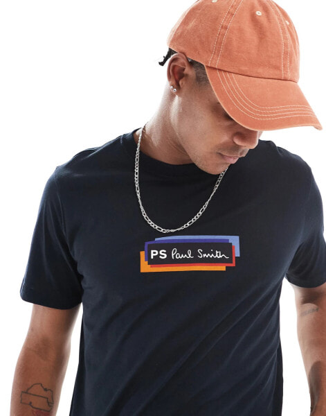 PS Paul Smith t-shirt with logo in navy