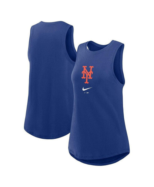 Women's Royal New York Mets Legacy Icon High Neck Fashion Tank Top