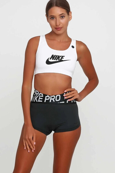 Спортивный топ Nike Swoosh Futura Bra Женский 899370-100-БЕЛЫЙ