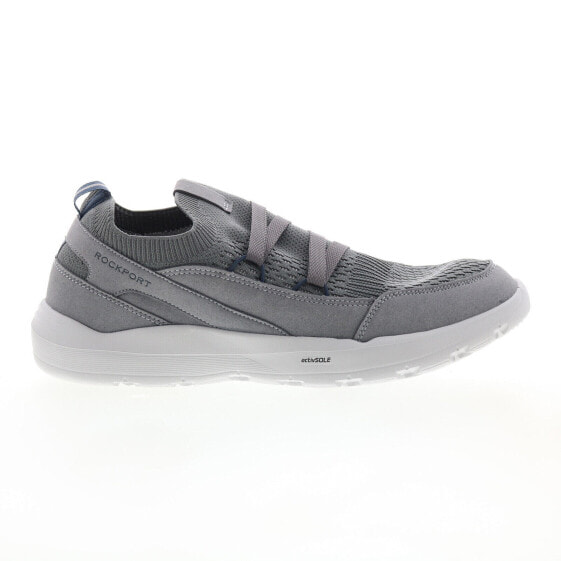 Rockport TruFlex M Evolution Mudguard Pull Up Mens Gray Sneakers Shoes 10.5