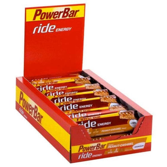 POWERBAR Ride Energy 55g Peanut And Candy Energy Bars Box 18 Units